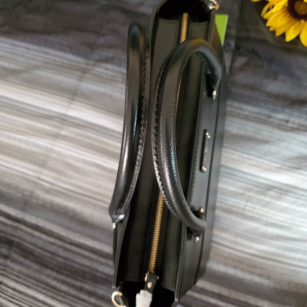 Kate Spade ♠️ Black Satchel Womens Handbag - Picture 6 of 8